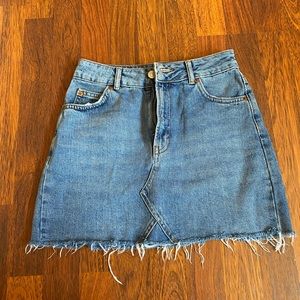 TOPSHOP JEAN SKIRT